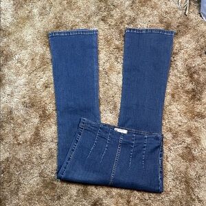 Free People High Rise Flared Bootcut Stretch Pull On Jeans Size 27‎